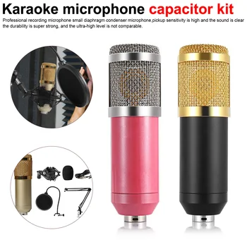 

Professional BM 800 Karaoke Microphone Condenser Microphone Bundle Mikrofon for Computer Microfone