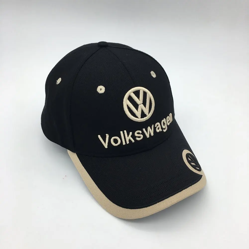 Бейсбольная кепка с логотипом автомобиля Volkswagen, шапка с вышивкой от производителя, логотип на заказ