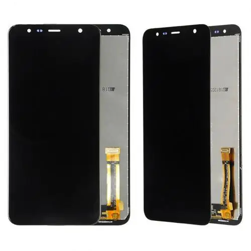 ЖК-дисплей с сенсорным экраном дигитайзер для samsung Galaxy J4 PLUS SM-J415 J415F - Цвет: Черный