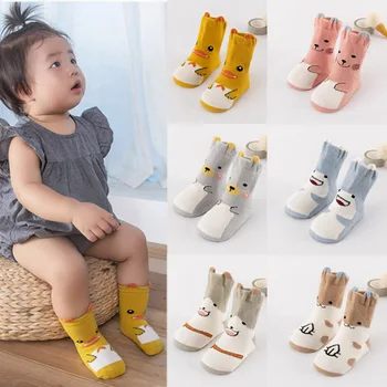 

New Baby Socks Kids Socks Cartoon Autumn Comfortable Breathable Cotton Fashion Toddler Girls for 0~3 Year