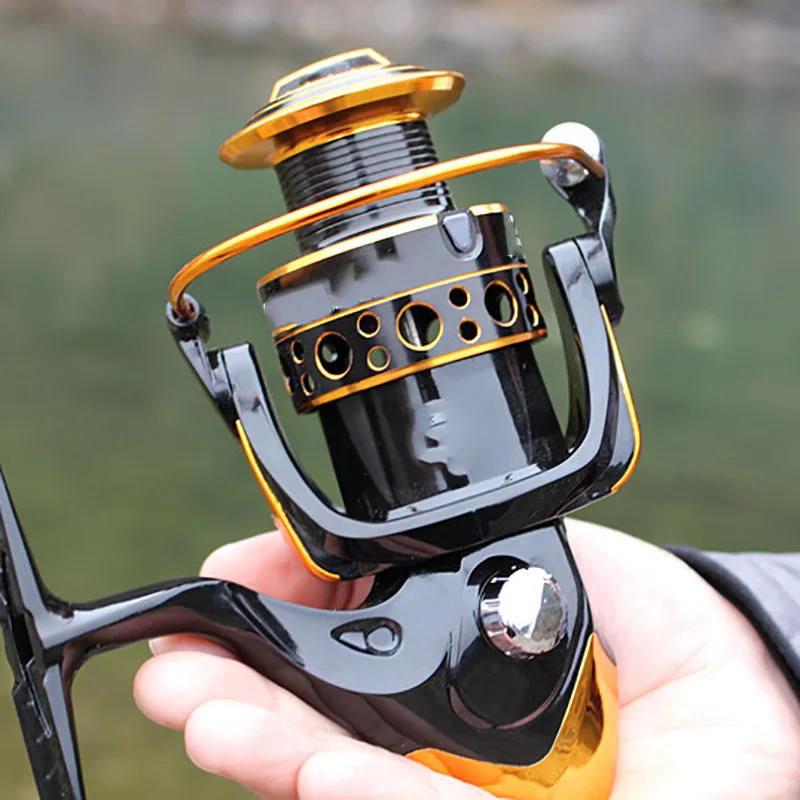Hot wheels Рыбная спиннинговая Катушка 5,2: 1 12+ 1 шарикоподшипник carretilhas de pescaria molinete рыболовные аксессуары для катушек 1000-6000series