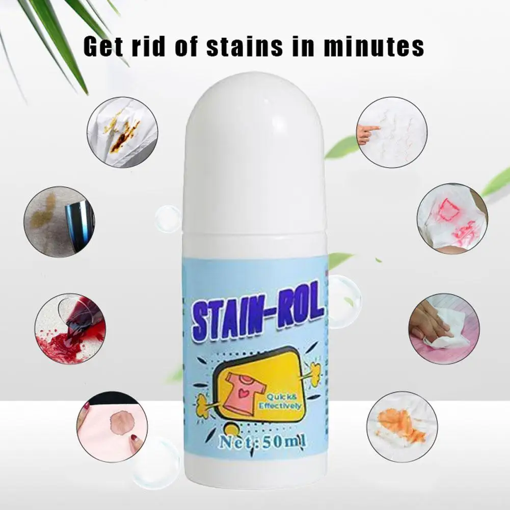 Stain Remover-Roller Head Cleaner No-Washing Clothes Stain Removing Ball Degreasing Stain Cleaner For Pocket Easy Carry