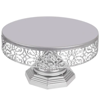 

Tray Cake Stand Support Iron For Wedding Party Meetings Birthdays Round