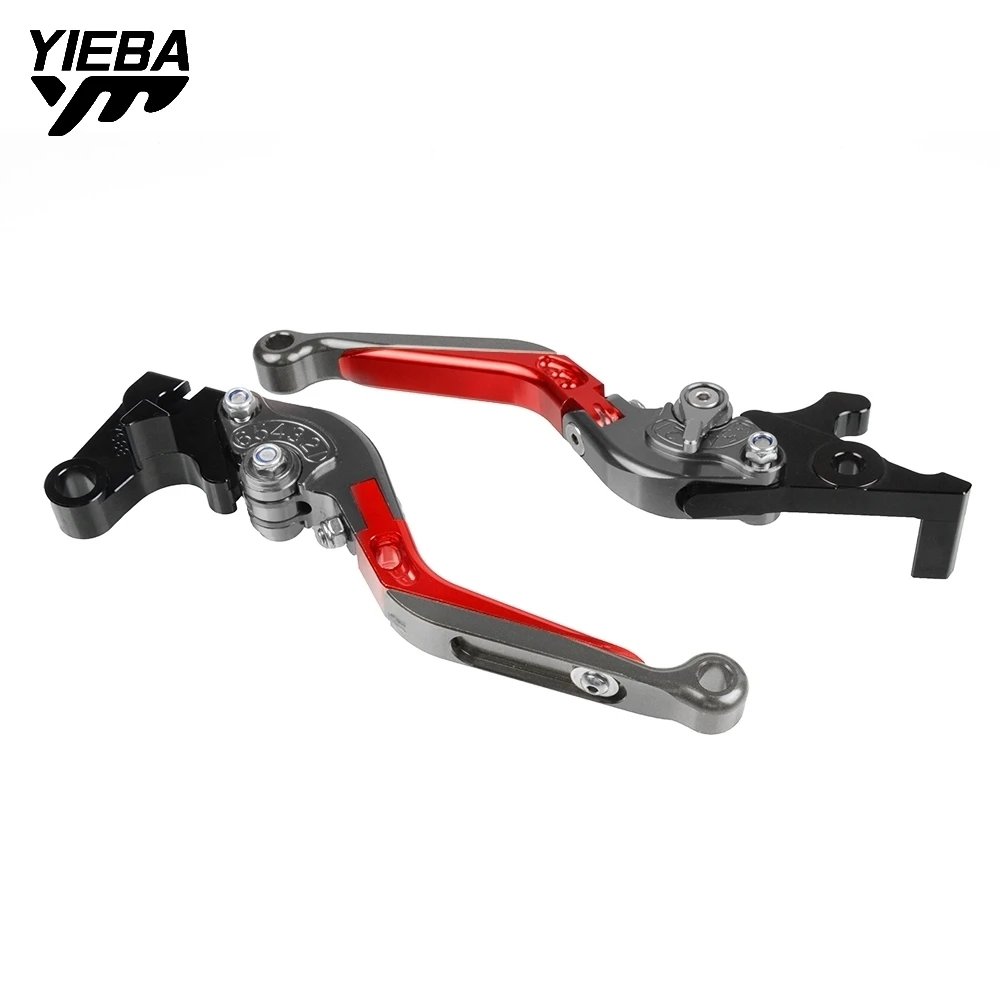 Для KAWASAKI Z1000/ZX10R/ZX12R/ZX6R/ZX636R/ZX6RR/ZX9R Тормозная ручка мотоцикла регулируемые складные тормозные рычаги сцепления