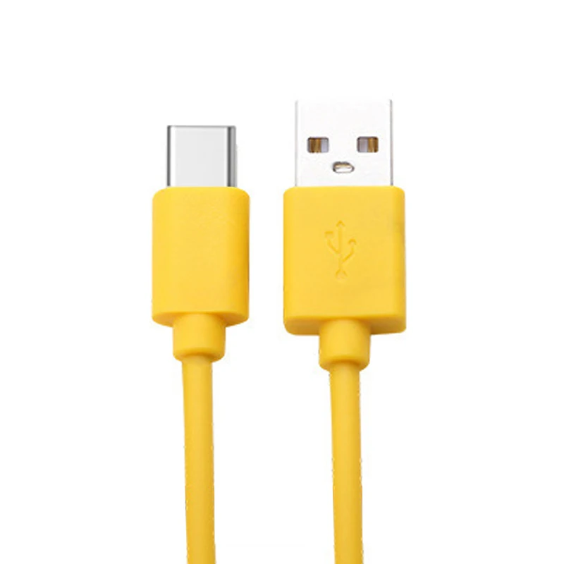 Olnylo usb type-C кабель для Xiaomi Redmi Note 7 USB C кабель для huawei mate 30 Pro Быстрая зарядка USB-C зарядное устройство для мобильного телефона - Цвет: Yellow For Type C