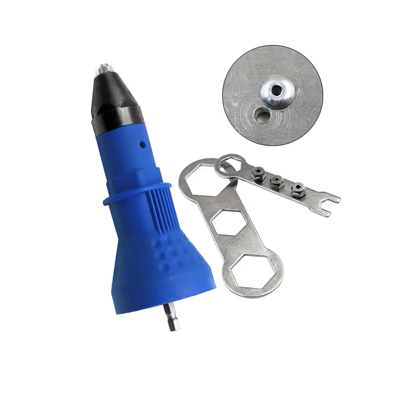 

Electric Rivet Nut Gun Riveting Tool Cordless Riveting Drill Adaptor Insert nut tool Multifunction Nail Gun Auto Rivet