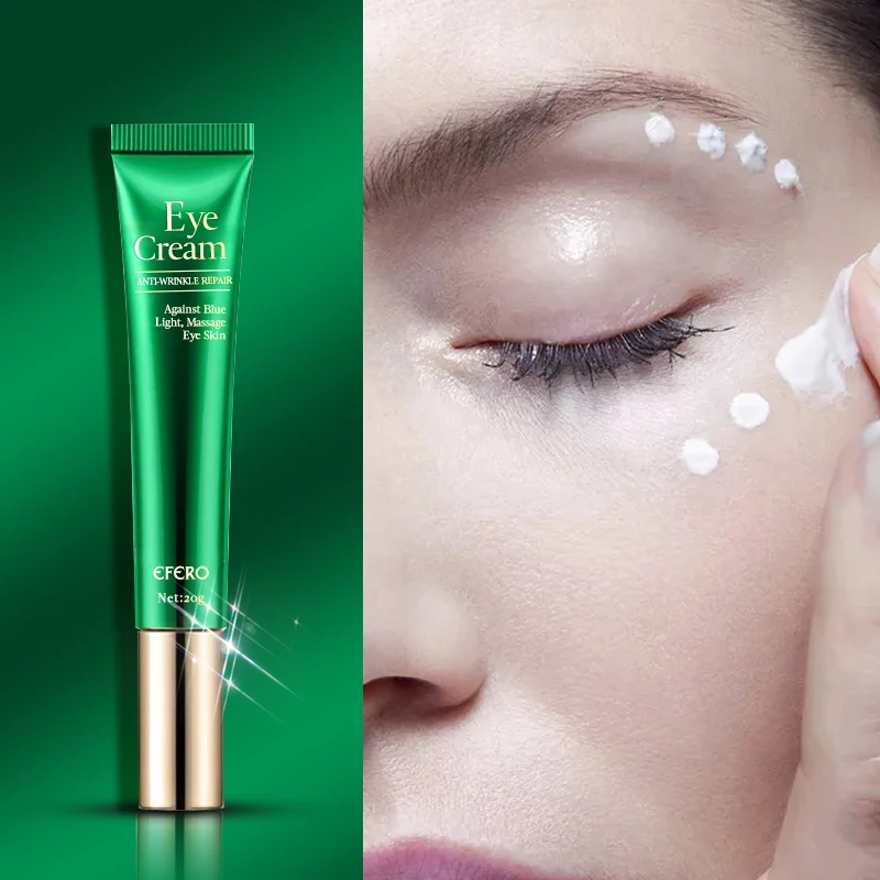 

EFERO Collagen Peptide Eye Cream Anti Wrinkle Remove Dark Circles Snail Essence Hydrate Dry Skin Repair Eye Fine Lines 20g