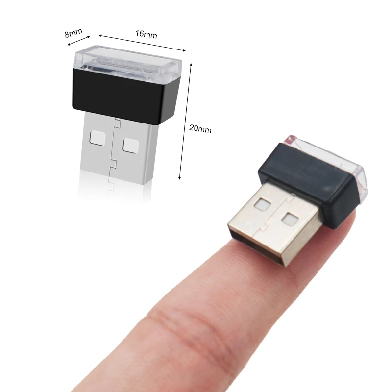 1 шт. автомобильный Стайлинг USB атмосферный светодиодный свет Автомобильные