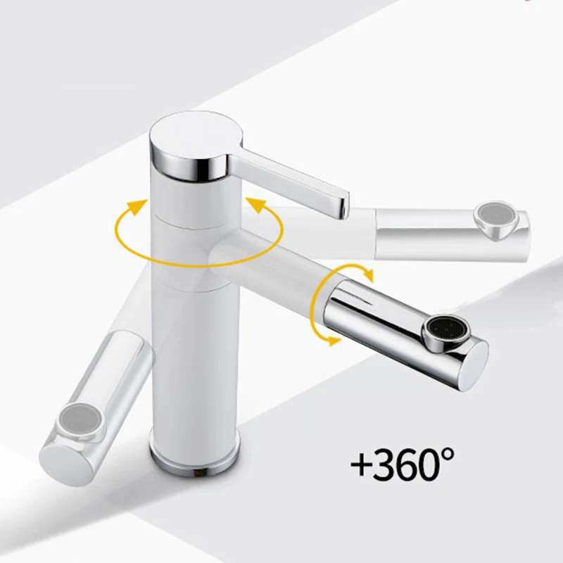 ULGKSD кран для раковины ванной комнаты с одной ручкой смеситель для горячей и холодной воды Керамический клапан кран для раковины Para ванная раковина стиральная палубное крепление