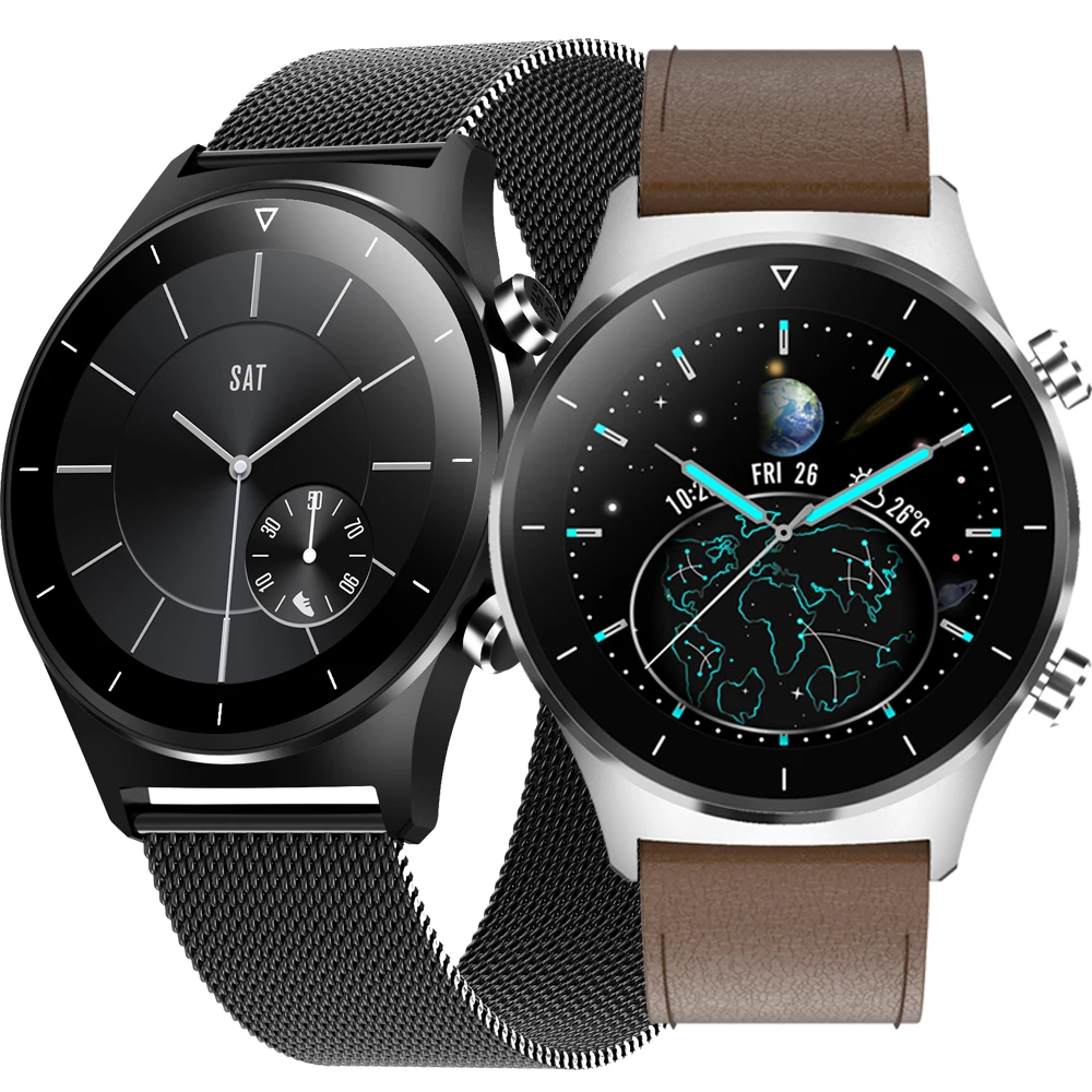 

E13 Men Smart Watch IP68 Waterproof Swimming Smartwatch Multiple Sports Heart Rate Fitness Track Business Style Smart Clock