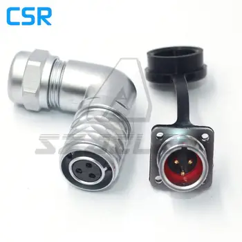 

WEIPU SF1214P/SF1213S 3 Pin Waterproof Connector Medical Equipment Power Connectors Male Socket Female Plug IP67