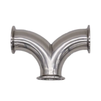

Sanitary Tri Clamp Wye 3 Way Ferrule Bend Fitting SS 304 Stainless Steel