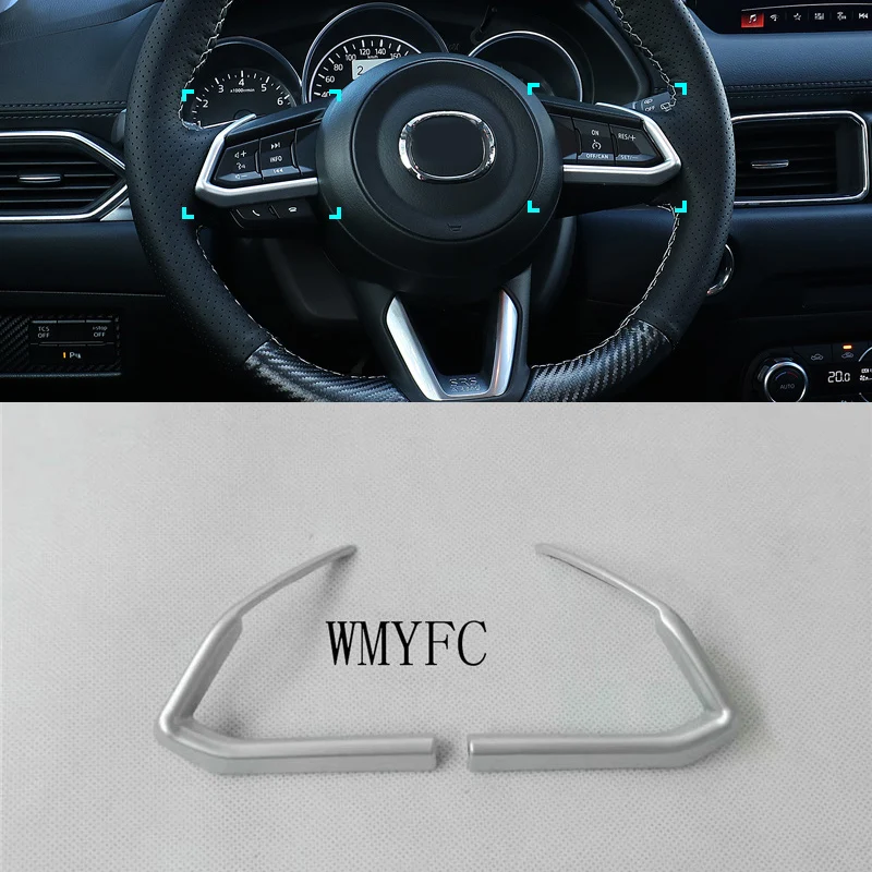 Автомобильная оплетка рулевого колеса отделкой круг Цехин Стикеры для Mazda Cx-3 2016