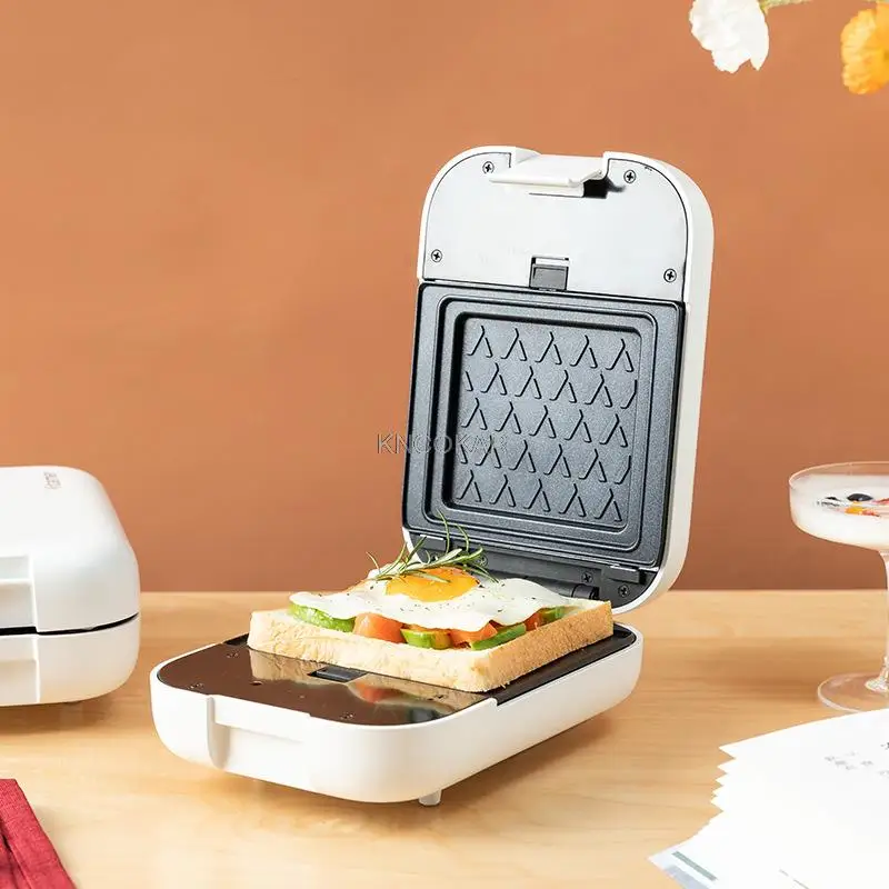 600W Electric Sandwich Maker Timed Toaster Baking Multifunctional Breakfast Machine takoyaki Pancake Household Sandwichera 220V