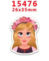 Кабошоны 30 шт мультфильм плоское украшение из смолы pr 15475 - Цвет: 15476