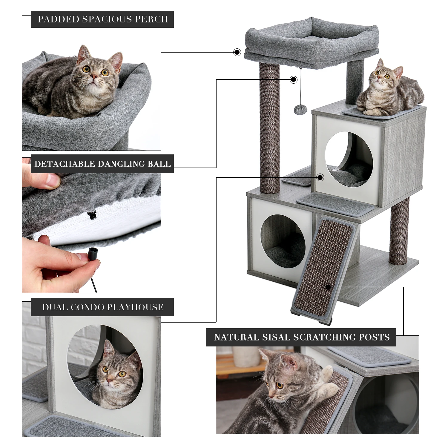 torre árvore para brinquedo para gato com casa para animais de ideal para condomínio entrega doméstica