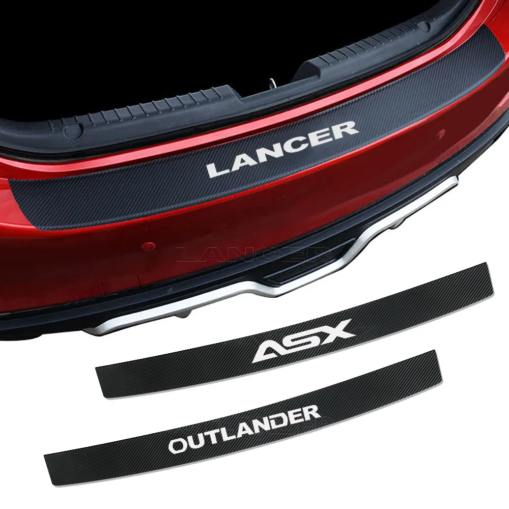 Защитные наклейки для заднего бампера автомобиля MITSUBISHI ASX LANCER OUTLANDER PAJERO SPACE STAR