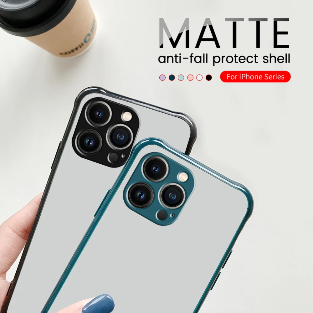 Custodia Trasparente Opaca Per Fotocamera Per Iphone 13 Pro Max Iphone13 Mini 13Pro Shell Anti-Impronta Digitale Sul Telefono I 13 Mini 13 Promax