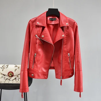 

Korean Vintage Female Faux PU Leather Jacket Autumn Winter Coat Women Clothes 2020 Short Suit Tops Chaqueta Mujer ZT4584