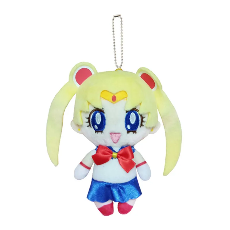 Cute Anime Plushie Plush Doll Kawaii Keychain Key Chain Bag Keychains for Women Kids Toys for Girls Children Small Gifts
