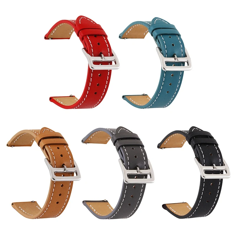 Genuine Leather Band Classic Quick Release Strap Choice Of Width 18mm ...