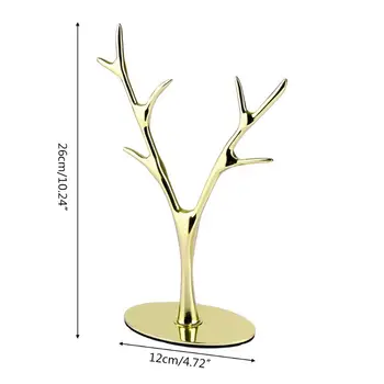 

Jewelry Display Tree Stand Rack Necklace Rings Earrings Organizer Show Holder N58F