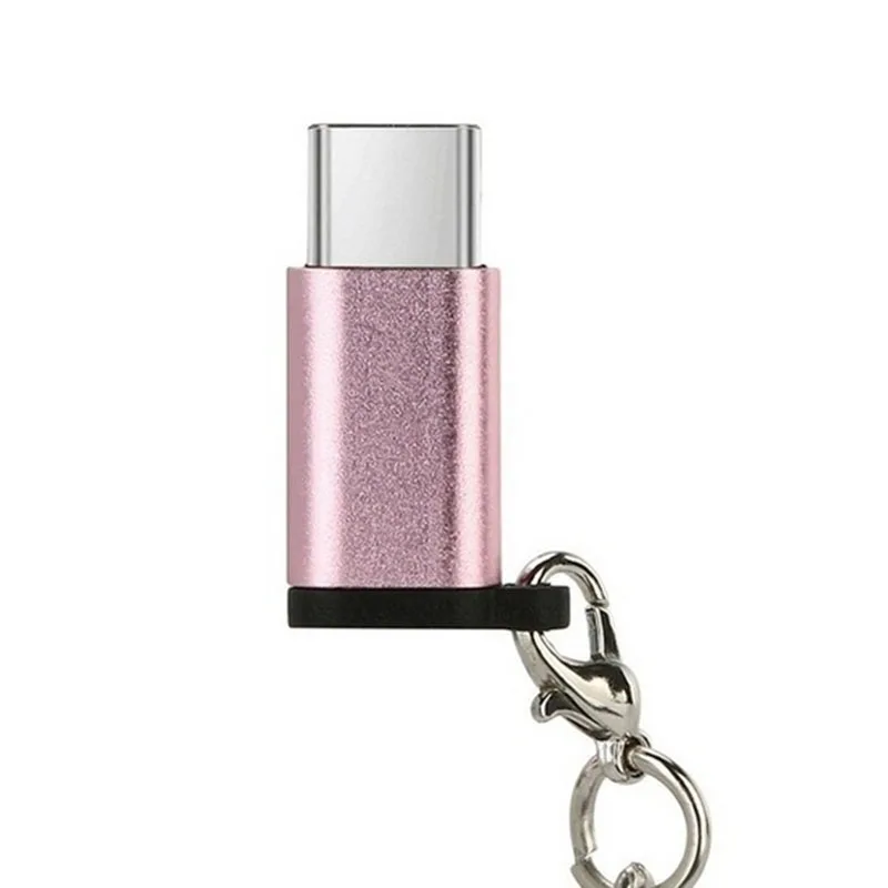 Тип C адаптер USB-C к Micro USB конвертер адаптер с брелок для Android