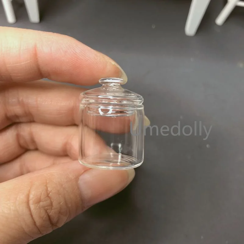 Doll House Toys Pretend Food Toys 1:12 Dollhouse Accessories Miniature Scene Model Display Mini Biscuit Macaron Cookie Glass Pastry Jar