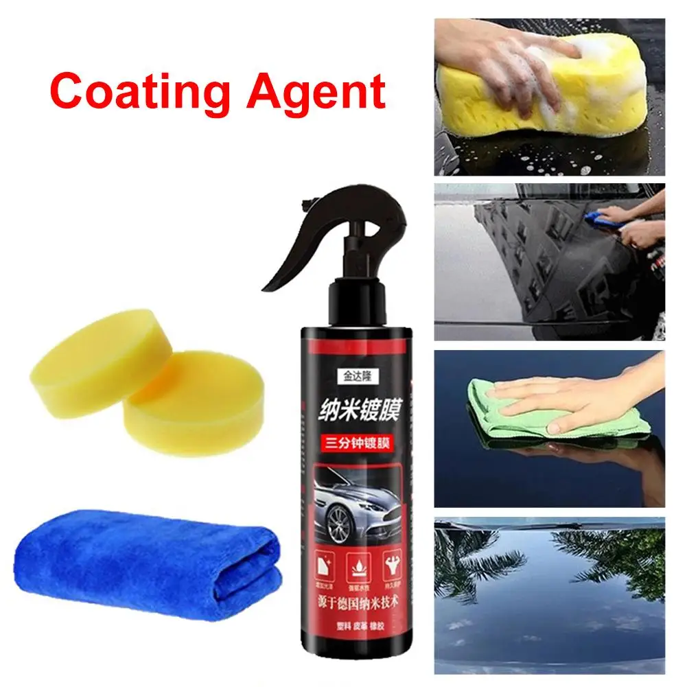 

200/300/500 ML Car Automotive Coating Nano Polished Painted Car Wax Imports Nano Hydrophobic Layer Spray Decontamination Glazing