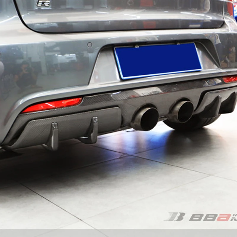 Golf 6 FRP праймер задний бампер сплиттер фартуки тела комплект для Volkswagen VW MK6 R20 2009
