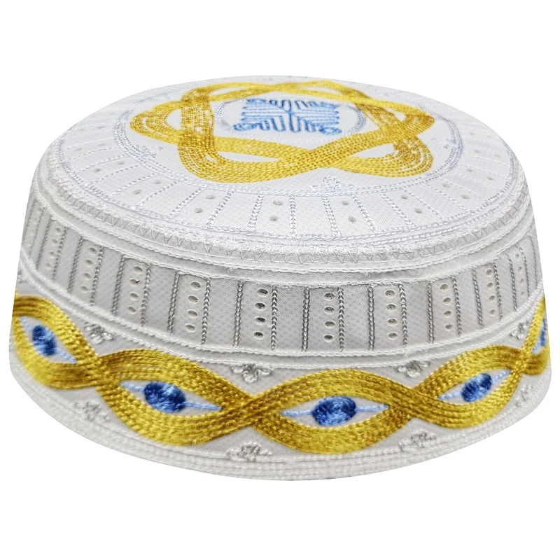 

Kappa Prayer Caps Cloak Muslim India Islam Arabic Jewish Musulman Indio Moslim Caps Yellow Pentagram Patterns New