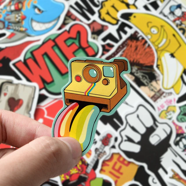10/50pcs Funny Random Stickers for Laptop Cases Car Styling Motorcycle Bike Kids Mixed Graffiti Vinyl Sticker Bomb JDM Decals 4