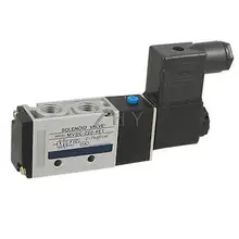 DC 24V 2 положения 5 способов Пневматический соленоидный клапанный инструмент