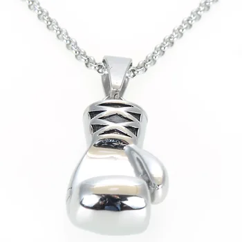 

Miasol Stainless Steel Boxing Glove Pendants Necklace For Men Male Accessories Collar Masculine