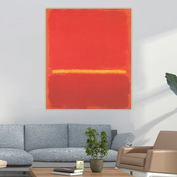 

Citon Mark Rothko《Untitled (13)》Canvas Oil Painting Famous Artwork Poster Picture Modern Wall Decor Home interior Decoration