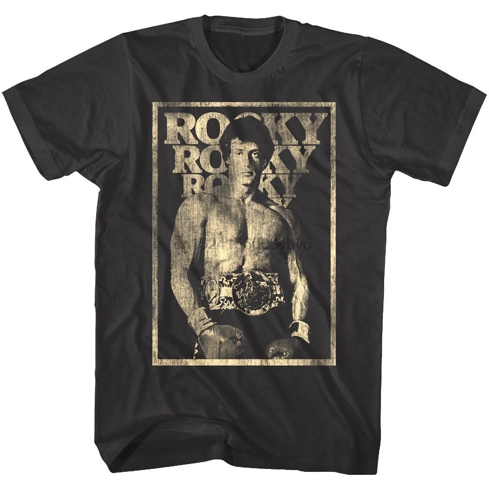Rocky Balboa винтажная чемпионная Мужская футболка для бокса | одежда