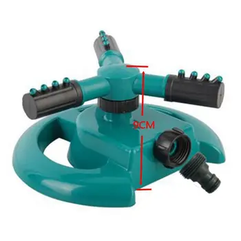 

Lawn Sprinkler Bridge Crescent Base Sprinkler 360 Degree Rotating Sprinkler Connected To 4 In Charge Sturdy And Durable