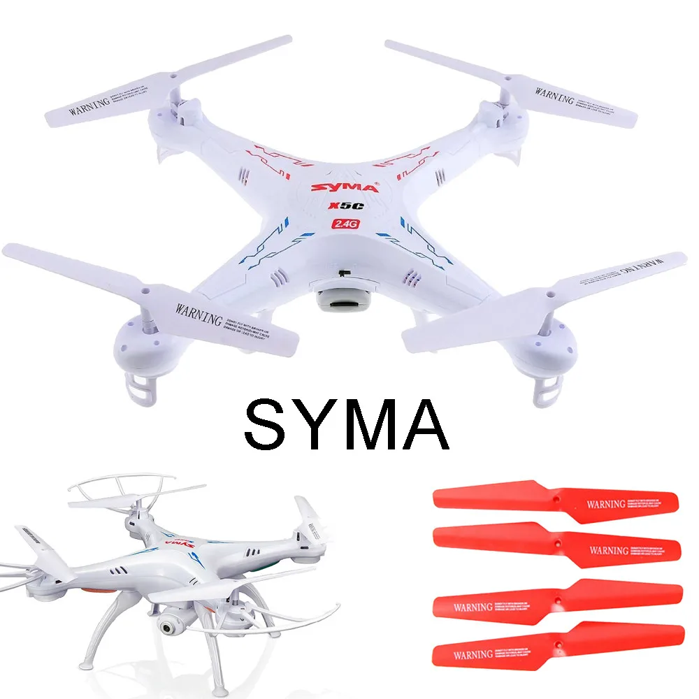 4 шт. пропеллеры лезвия аксессуары запасные части для Syma X5C X5SC X5SW самолет складной