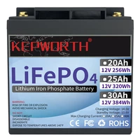 Batterie aste LifePo4, 12V, 6Ah, 10Ah, 12Ah, 20Ah, 25Ah, 30Ah, BMS intégré, alimentation aste veFePo4, série ou parallèle, la plus récente 6