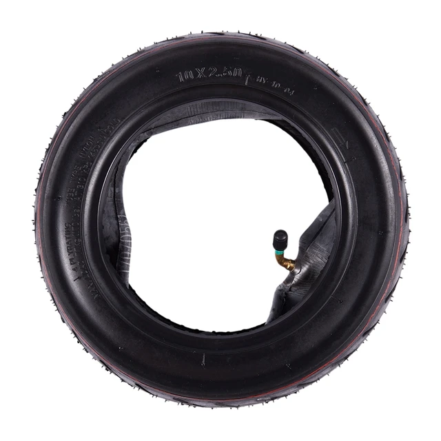 US $14.51 10X25 FrontRear Scooter Tire Wheel Solid with Inner Tube Replacement for 10 Inch Electric Scooter