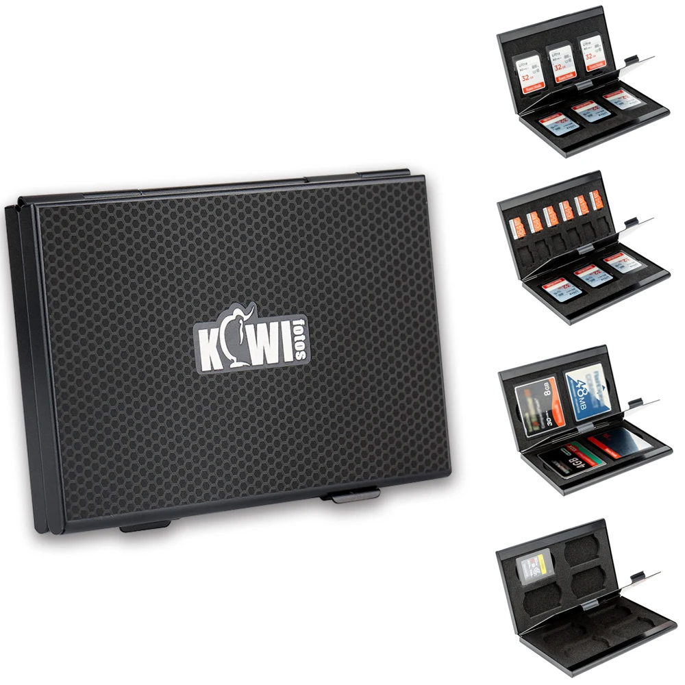 Memory Card Case Wallet Holder Organizer for SD SDXC SDHC / CF / XQD