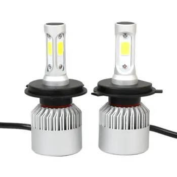

2Pcs 80W Waterproof H4/ H7/H11 LED Headlight 8000LM COB 6500K White Light Bulb 23GC