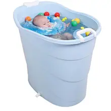 Взрослая Складная Ванна бочка для взрослых Ванна Бытовая пластиковая детская большая ванна бочка