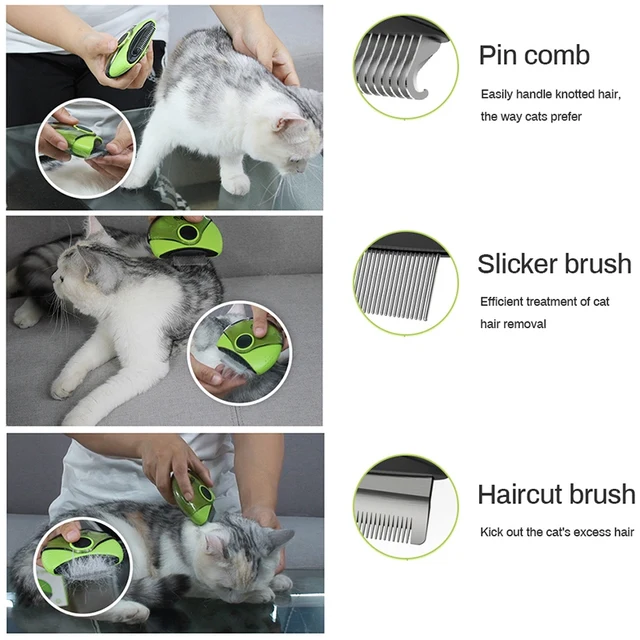 Cat Hair Removal Comb 3 in 1  2