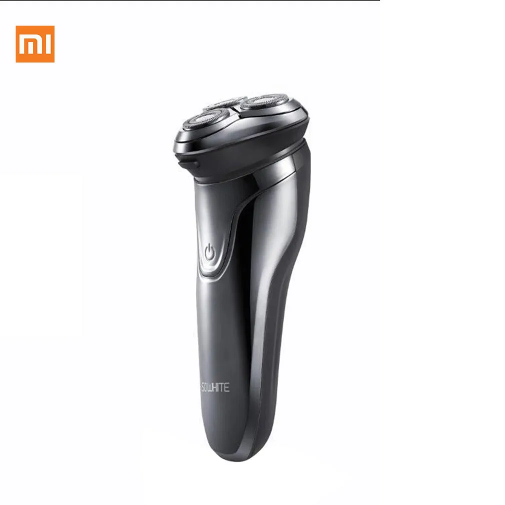 Xiaomi Soocas SO WHITE электробритва Мужская моющаяся USB перезаряжаемая 3D плавающая умная бритва для бритья бороды
