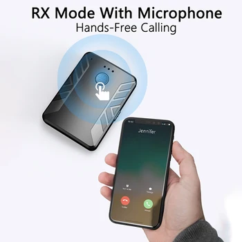 

Wireless bluetooth adapter 5.0 can connect two bluetooth earphones, home and car bluetooth receiver transmitter at the same time