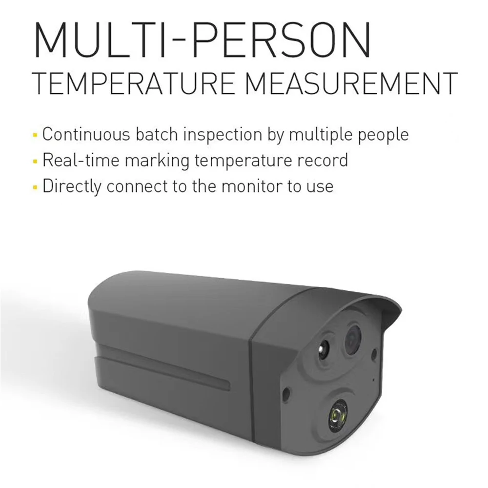 Milhões de Pixels de Alta Câmera de Reconhecimento Câmera de Imagem Definição Facial Inteligente Térmica Corpo Temperatura Teste Alarme Camer 2 1 High Quality Segurança e Proteção