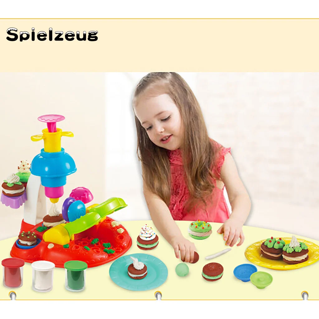

DIY Play Clay Dough Toy Plasticine Machine Mould Play Toy Handmade Cookies Noodle Maker Mini Kitchen Creations Toy Kids Gif#g4