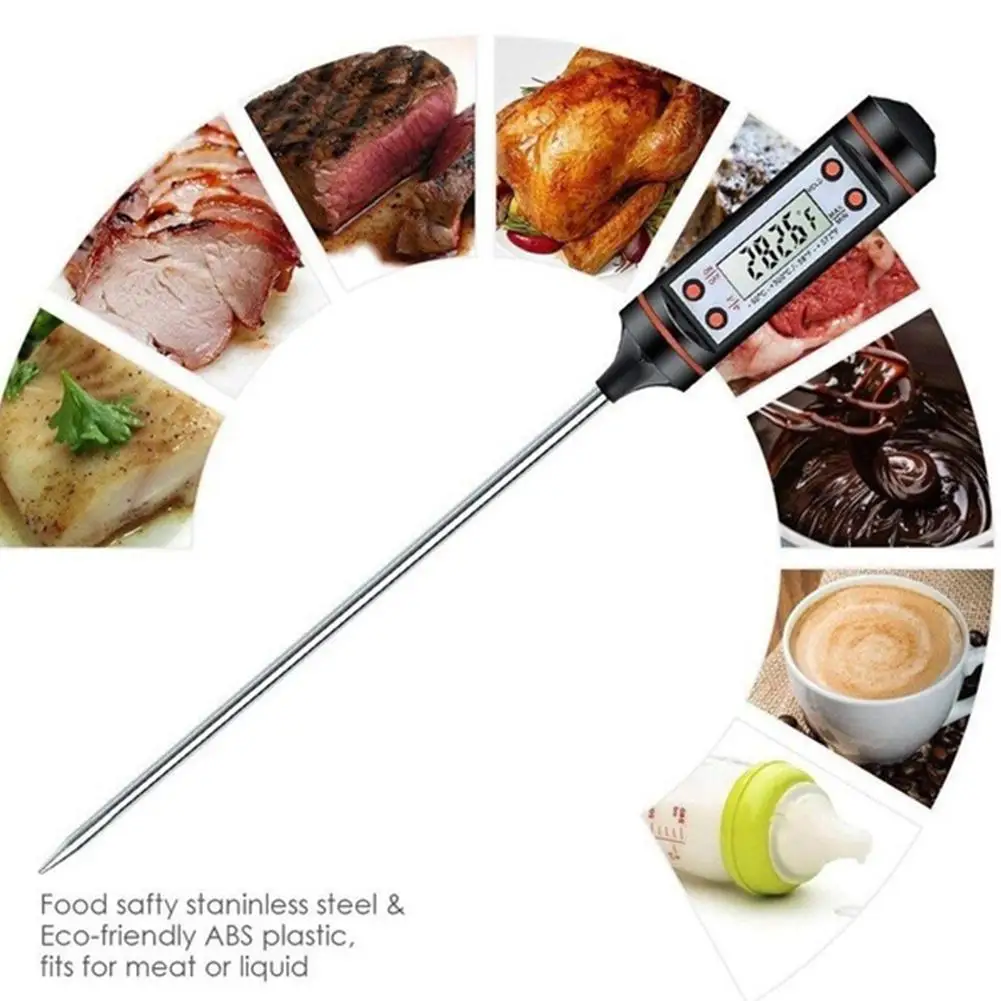 Barbecue Thermometer Electronic Probe Liquid BBQ Pen Digital Kitchen Cooking Food Meat Tool | Дом и сад