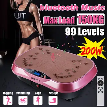 

Exercise Fitness Vibration Machine Trainer Plate Platform Body Shaper Platform Machines Weight Loss Shaking Workout 150KG/220W